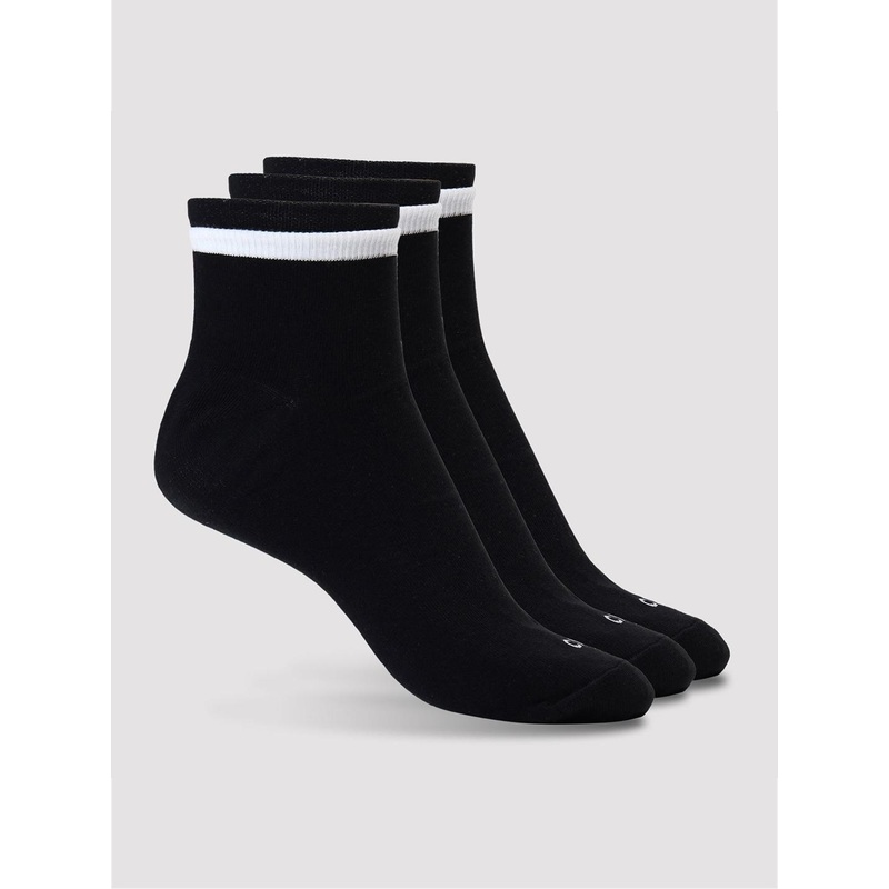 CULT  Men S2 Ankle Length Cotton Socks Black