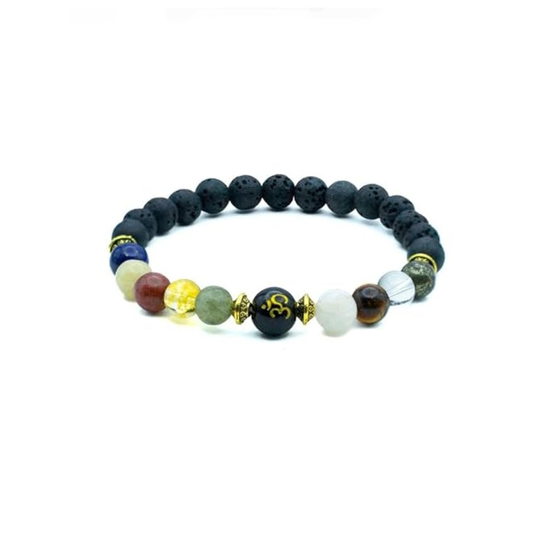 HEALINGGEMS Unisex Energised Navgrah Shanti Bracelet