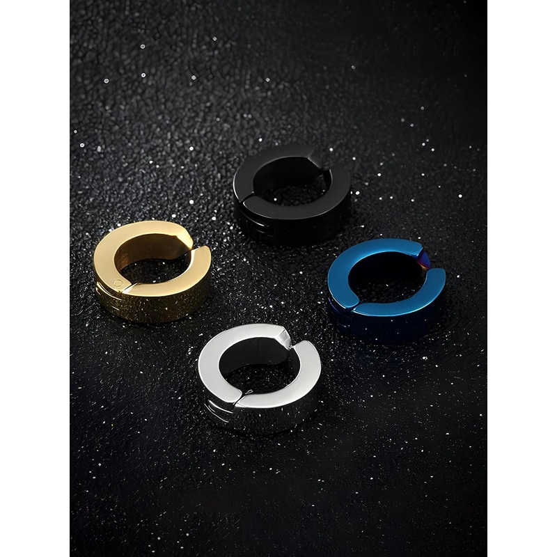 KARISHMA KREATIONS Set Of 4 Contemporary Hoop Earrings