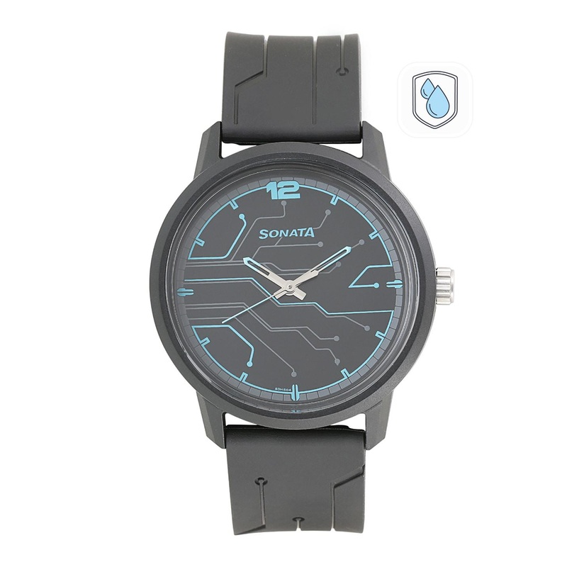 Sonata Volt Men Grey Analogue watch 77085PP02