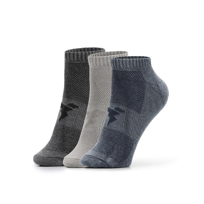 Technosport Men Pack Of 3 Ankle-Length Patterned Socks