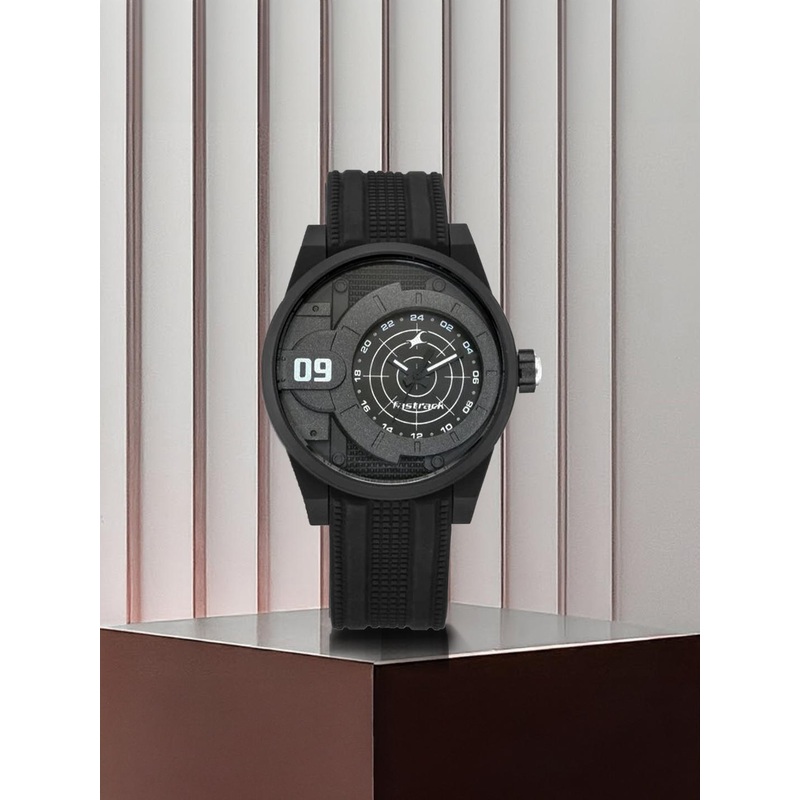 Fastrack Men Black Analogue Watch