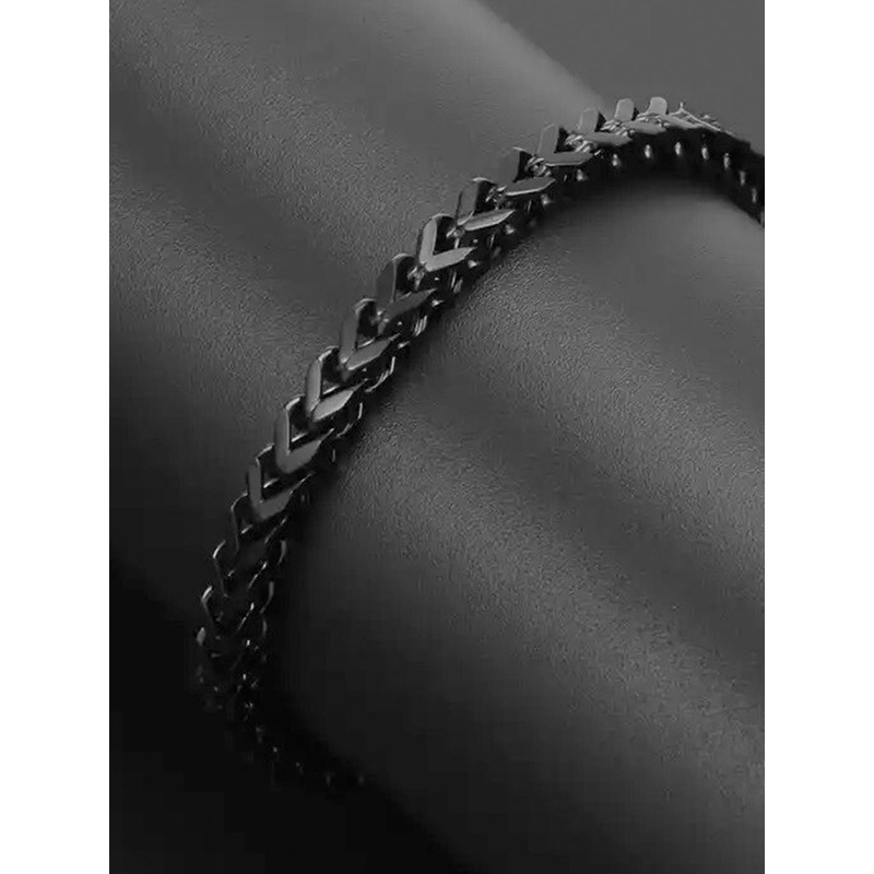 MEENAZ Men Stainless Steel Link Bracelet