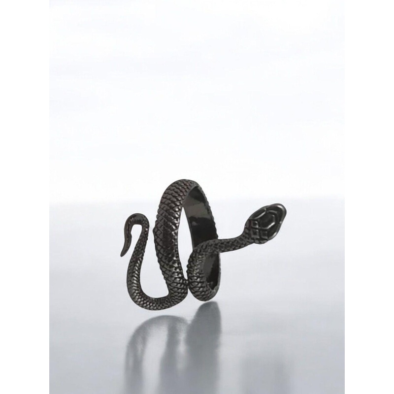 The Roadster Lifestyle Co Men Snake Shaped Finger Ring