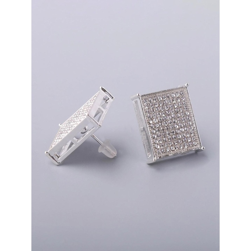 VAGHBHATT Stainless Steel Classic Studs Earrings