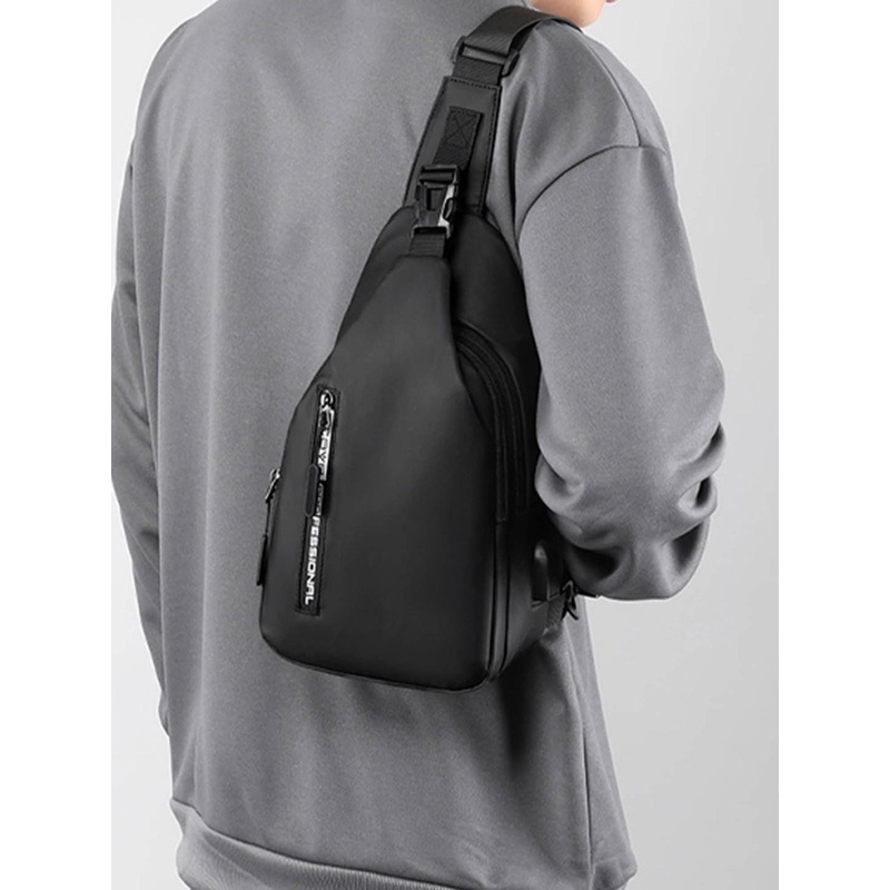 INKMILAN Unisex Solid Crossbody Shoulder Bag