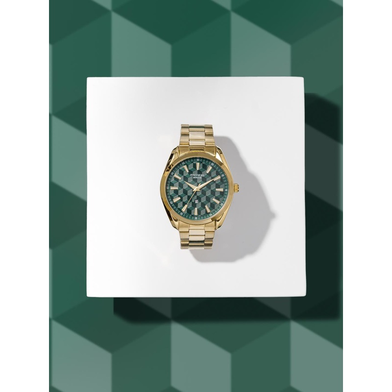 Sonata Poze Quartz Analog Dial Golden Stainless Steel Strap Watch For Men – SP70066YM01