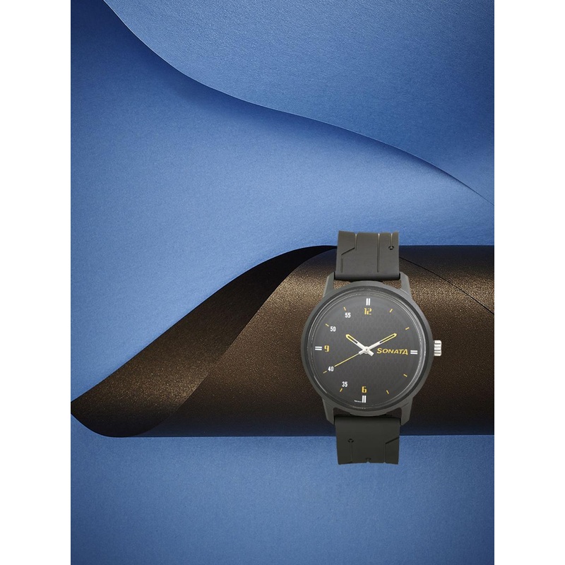 Sonata Volt Men Grey Analogue watch 77085PP03