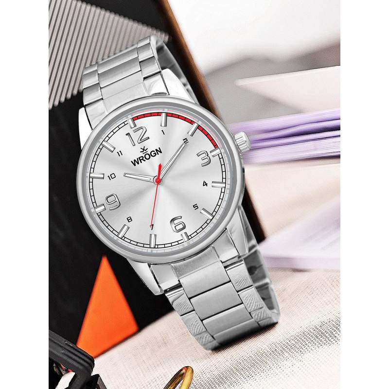 WROGN Men Dial & Bracelet Style Straps Analogue Watch HOBWRG0476