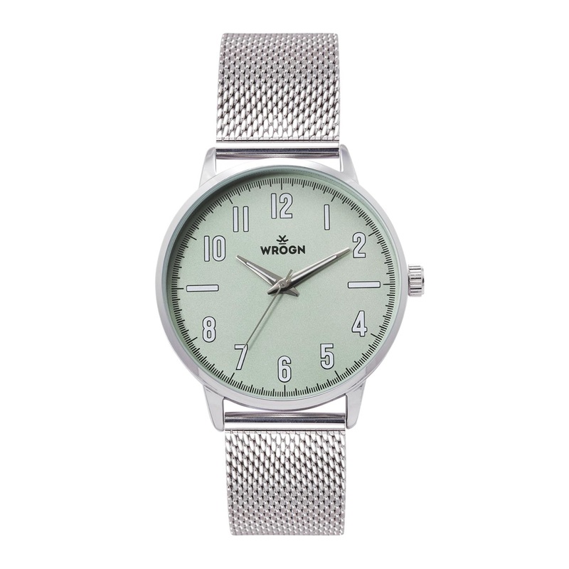 WROGN Men Dial & Stainless Steel Bracelet Style Straps Analogue Watch MFB-PN-DK2599