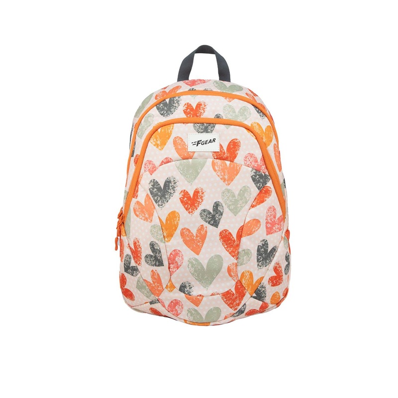 F Gear Celeste Peach Hearts  Backpack