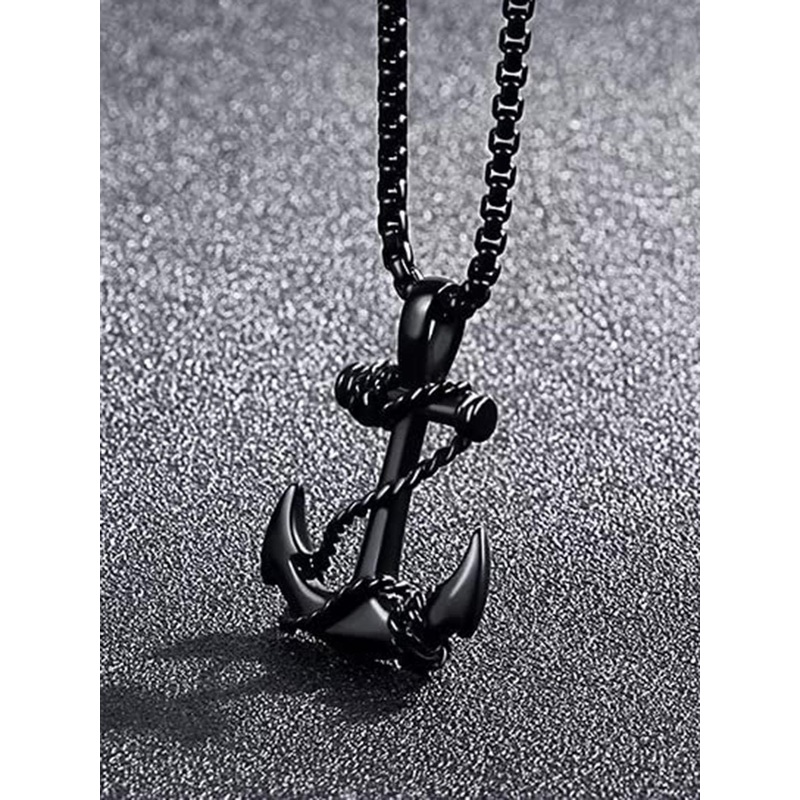 MEENAZ Men Contemporary Shape Pendant With Chain