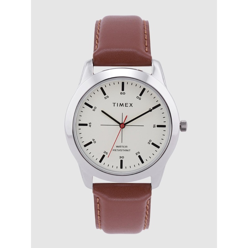 Timex Men Off-White Analogue Watch TW00ZR261E