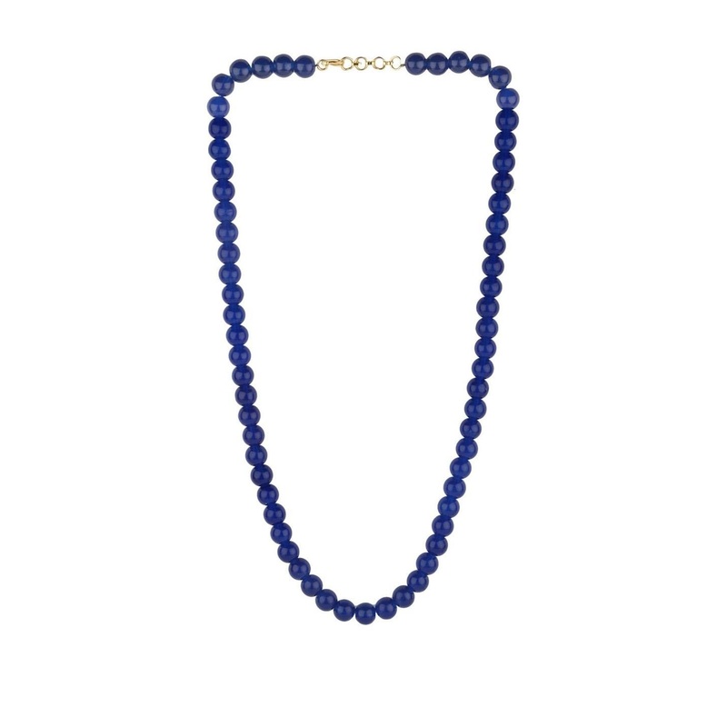 19TH JULY JEWELS Blue Pearls Beaded Chains