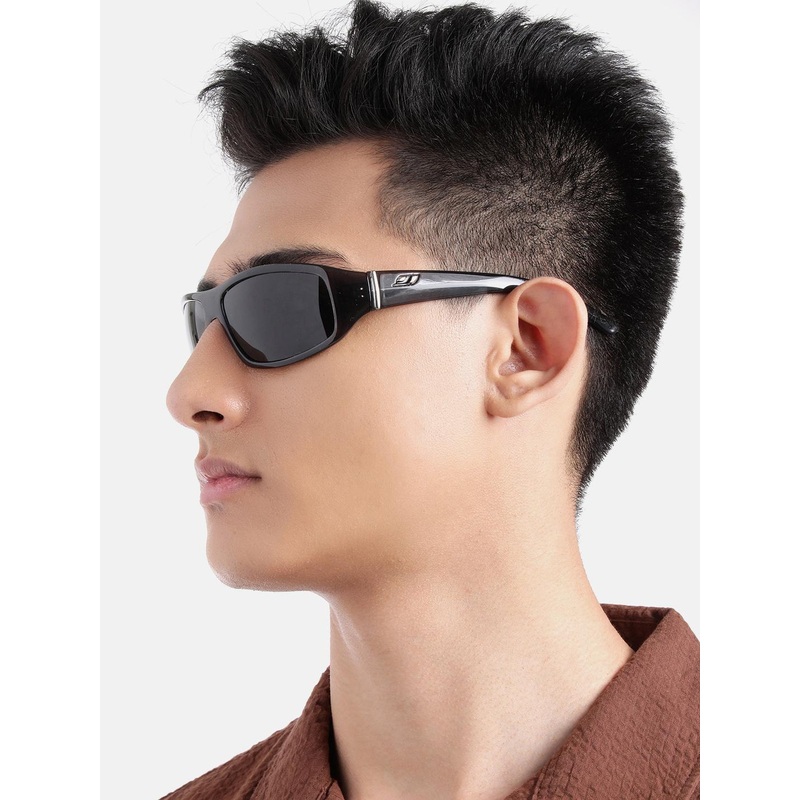 Carlton London Black Toned with Black Polarised Lens Sports Sunglass