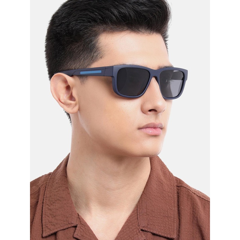 Carlton London Blue Toned with Blue Polarised Lens Wayfarer Sunglass