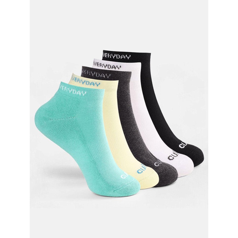 CULT Men Pack Of 5 R3 Low Ankle Length Socks