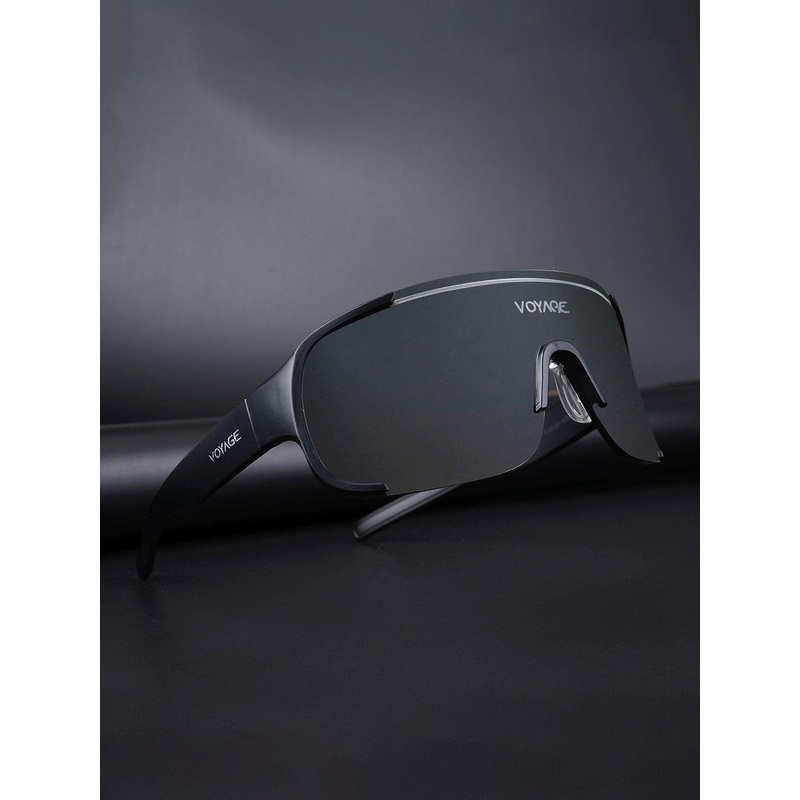 Voyage Unisex Shield Sunglasses with UV Protected Lens