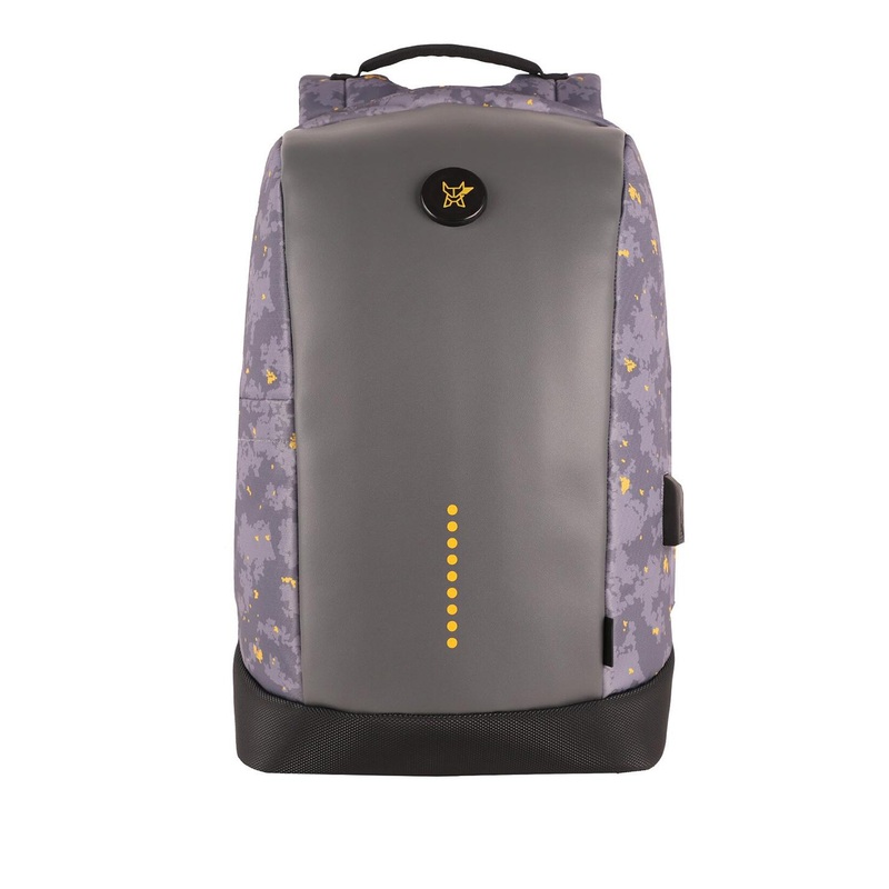 Arctic Fox Unisex Abstract Printed Backpack with Anti-Theft Up to 16 inch