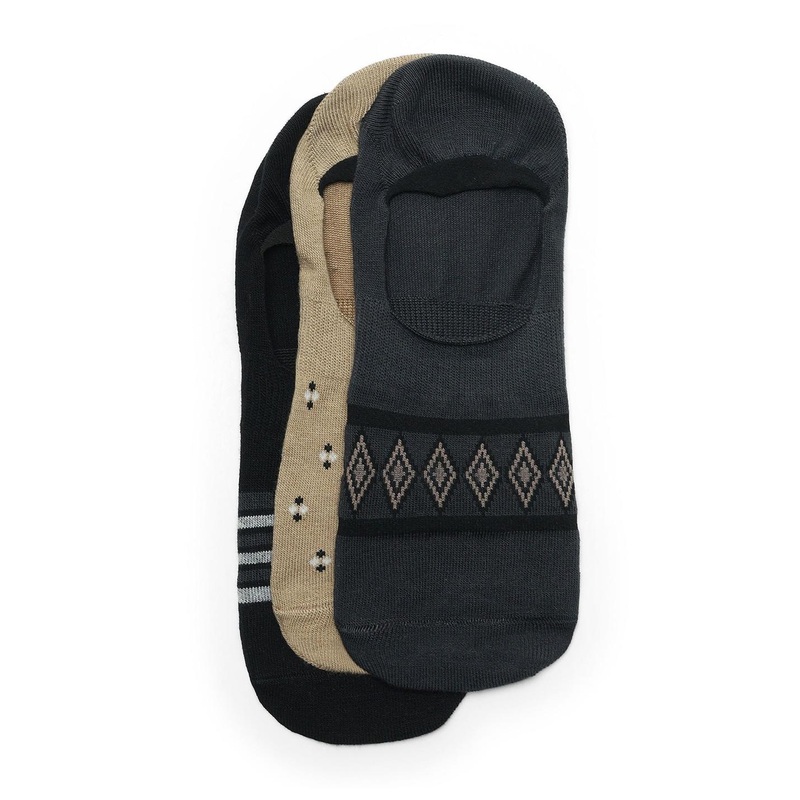 Arrow Men Pack Of 3 Pure Cotton Shoe Liner Socks