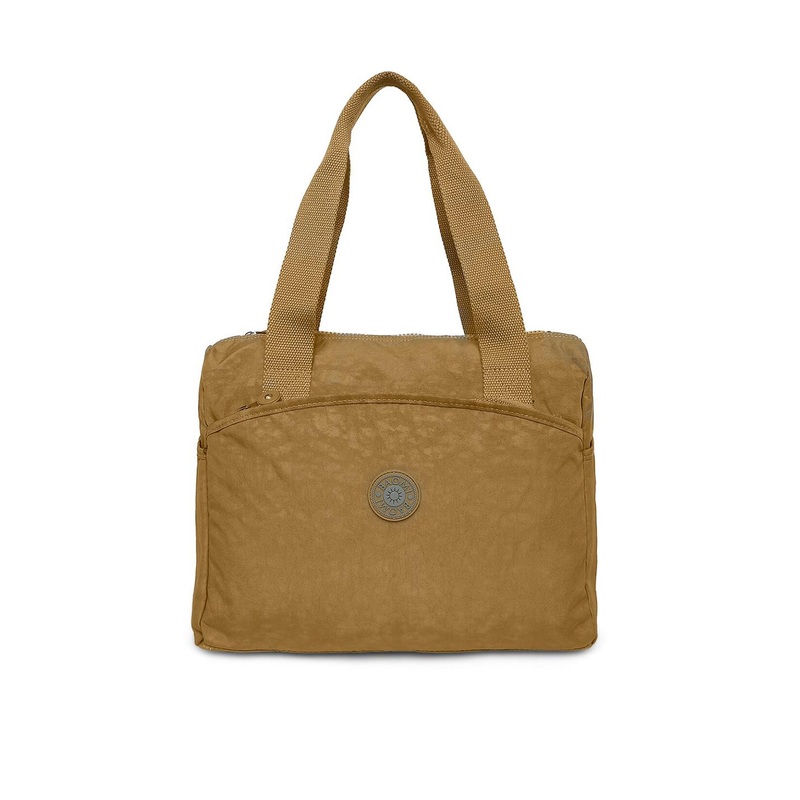 BAOMI Olive Green Structured Shoulder Bag