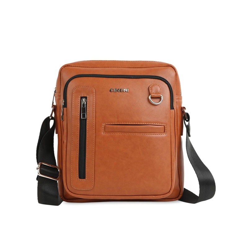 CIMONI Structured Vegan Leather Sling Bag