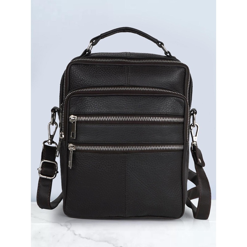 CIMONI Unisex Leather Sling Bag