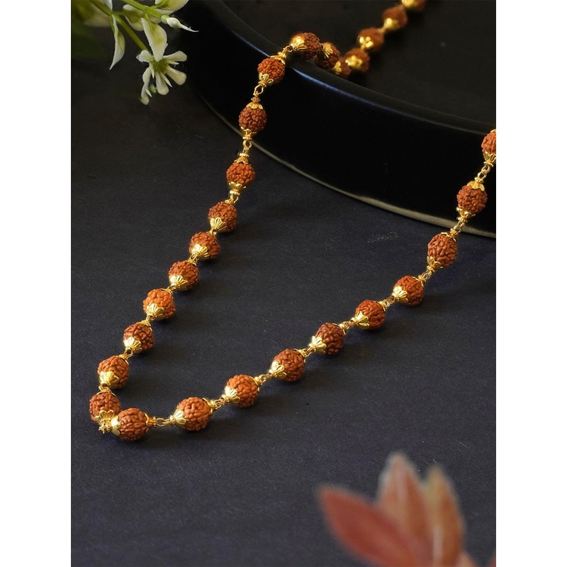 Japam Gold Plated Shivoham Rudraksha Mala