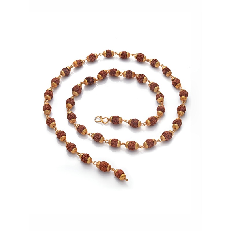 Pray Everyday Unisex Beaded Rudraksha Mala Chain