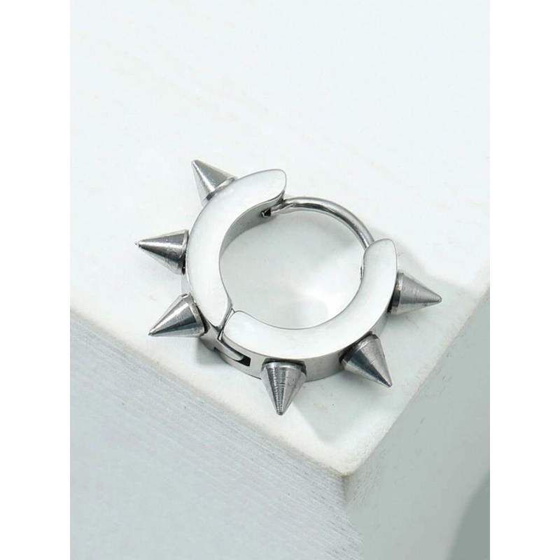 VAGHBHATT Men Stainless Steel Classic Hoop Earring