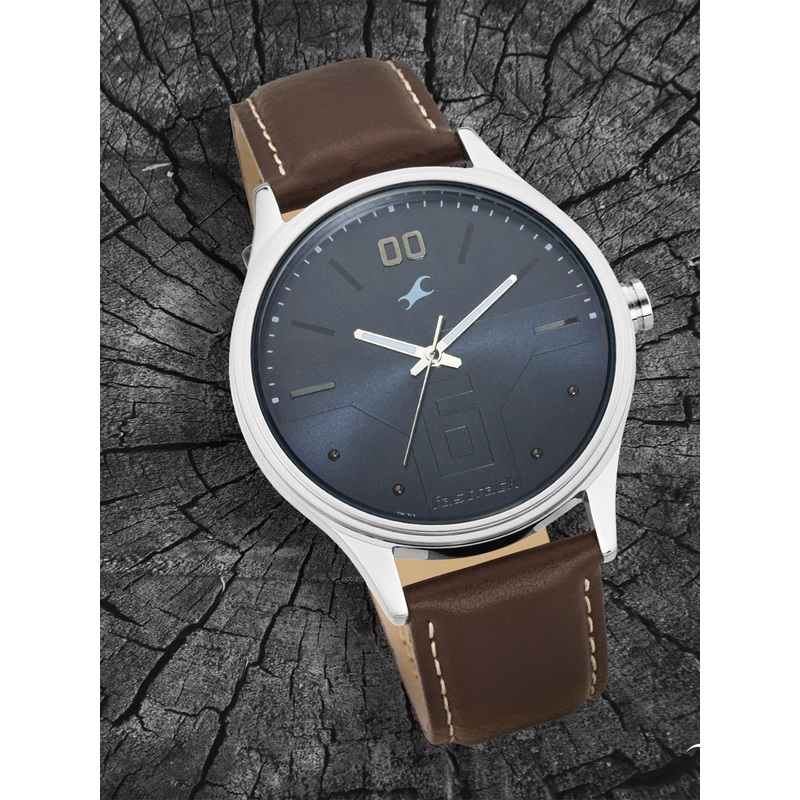 Fastrack Men Navy Blue Analogue Watch 3247SL01