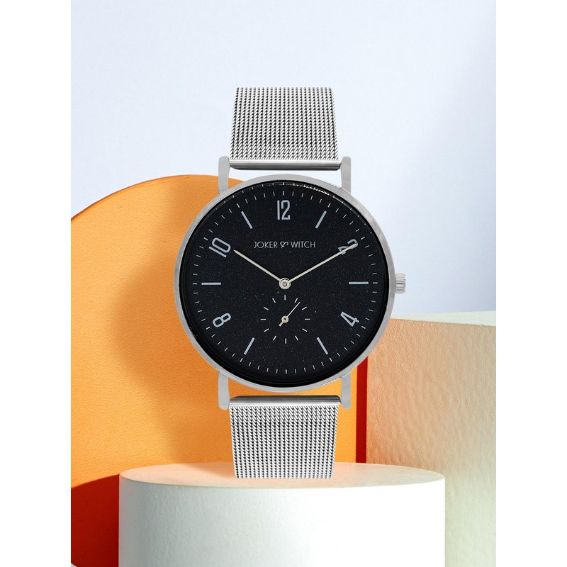JOKER & WITCH Men Black Analogue Watch AMWW347
