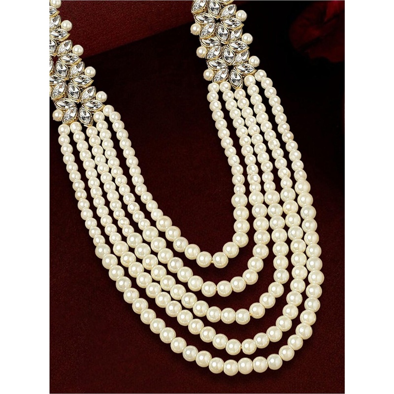 OOMPH Men Kundan Studded Necklace