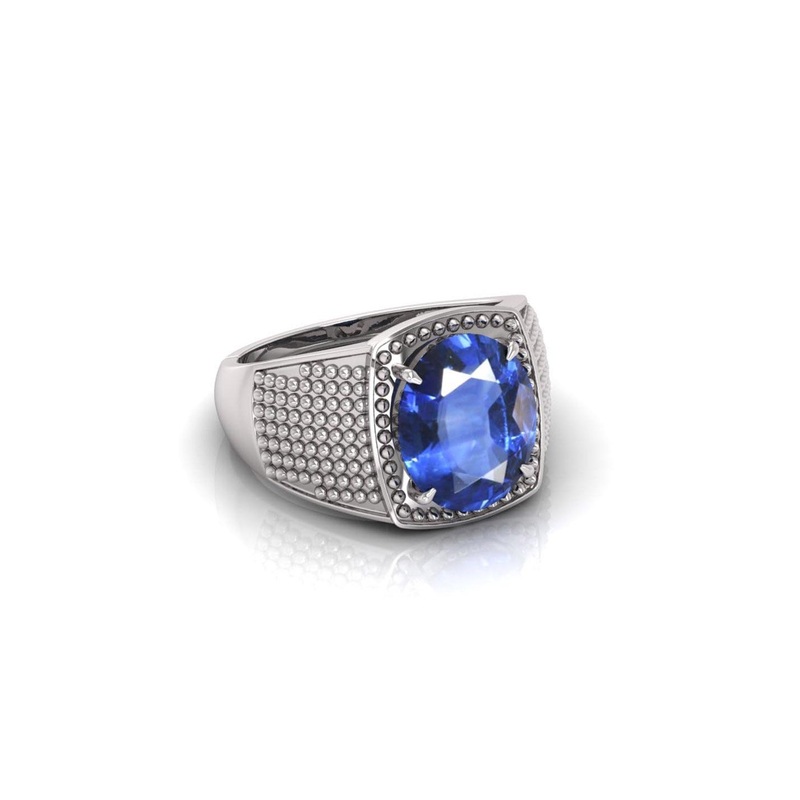 RRVGEM 10.25 KT Blue Sapphire Ring