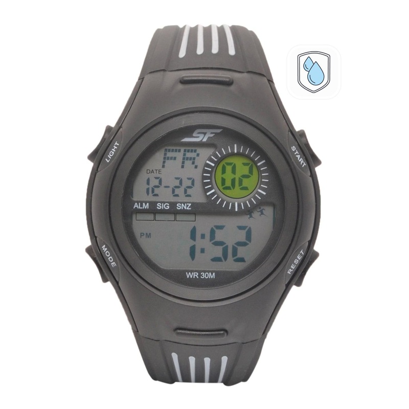 Sonata Men Black Digital Watch 77072PP04