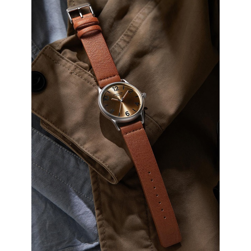 Sonata Poze Men Leather Straps Analogue Watch SP70014SL01W