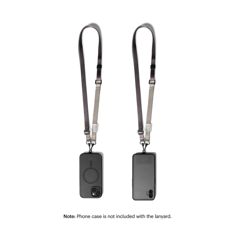 DailyObjects Charcoal-Grey Crossbody Phone Lanyard Strap