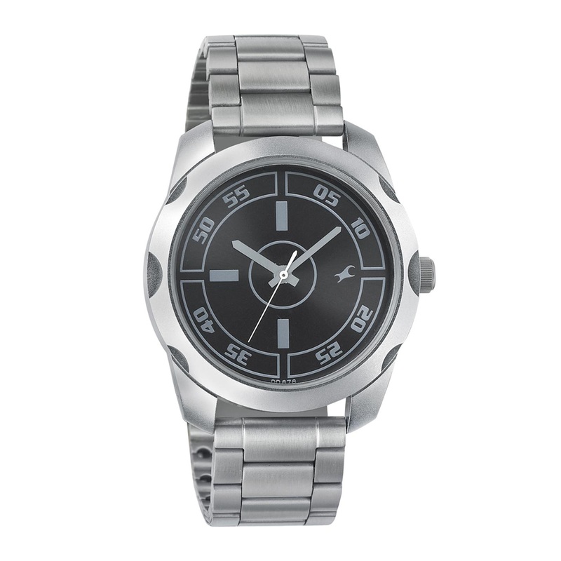 Fastrack Men Black Dial Watch 3123SM01