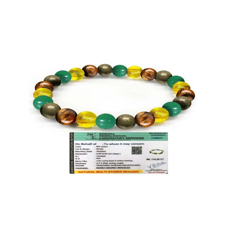 SINDURRI CREATIONS Unisex Elasticated Money Magnet Bracelet