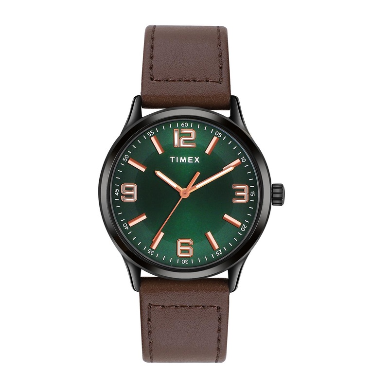 Timex Men Leather Straps Analogue Watch TWTG65SMU02