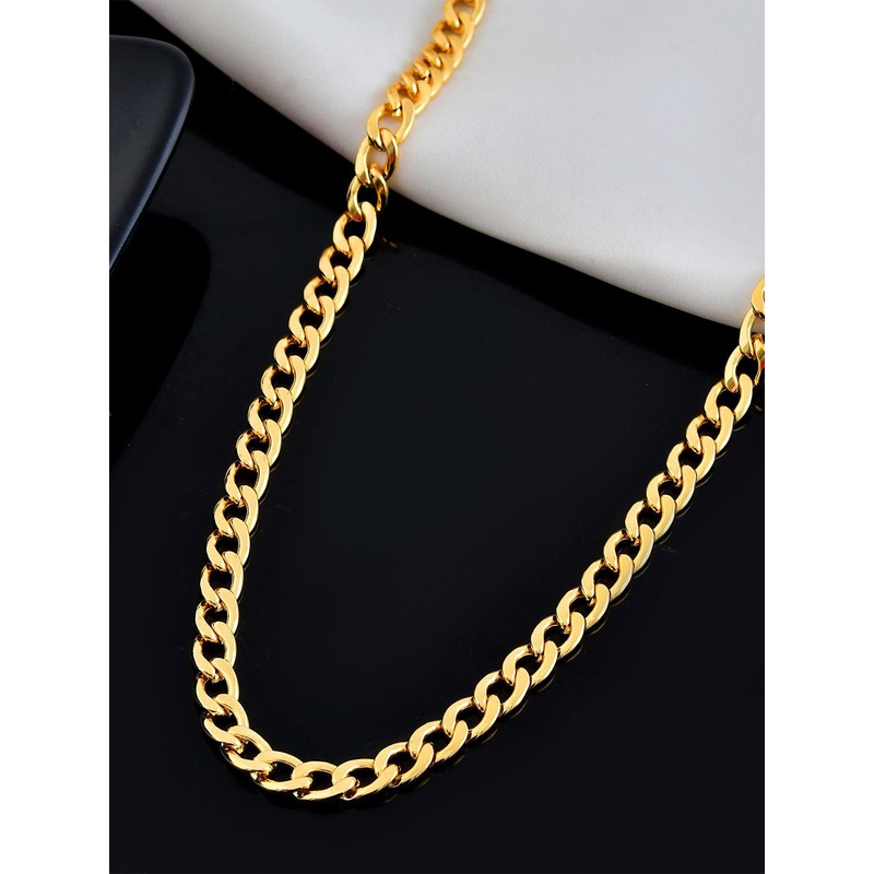 VOJ Men Brass Gold-Plated Chain