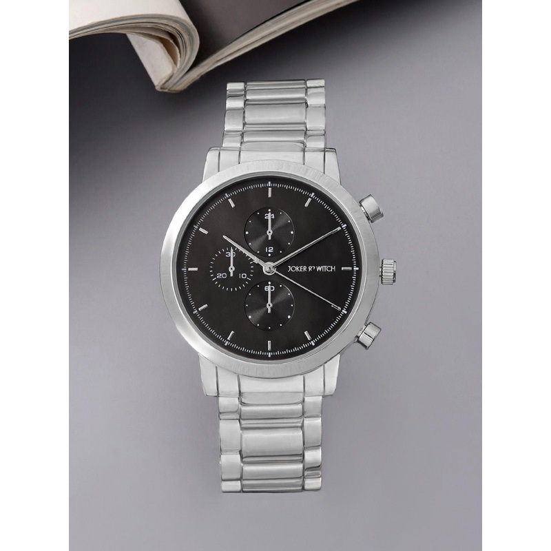 JOKER & WITCH Men Patterned Dial & Bracelet Style Straps Analogue Watch AMWW672