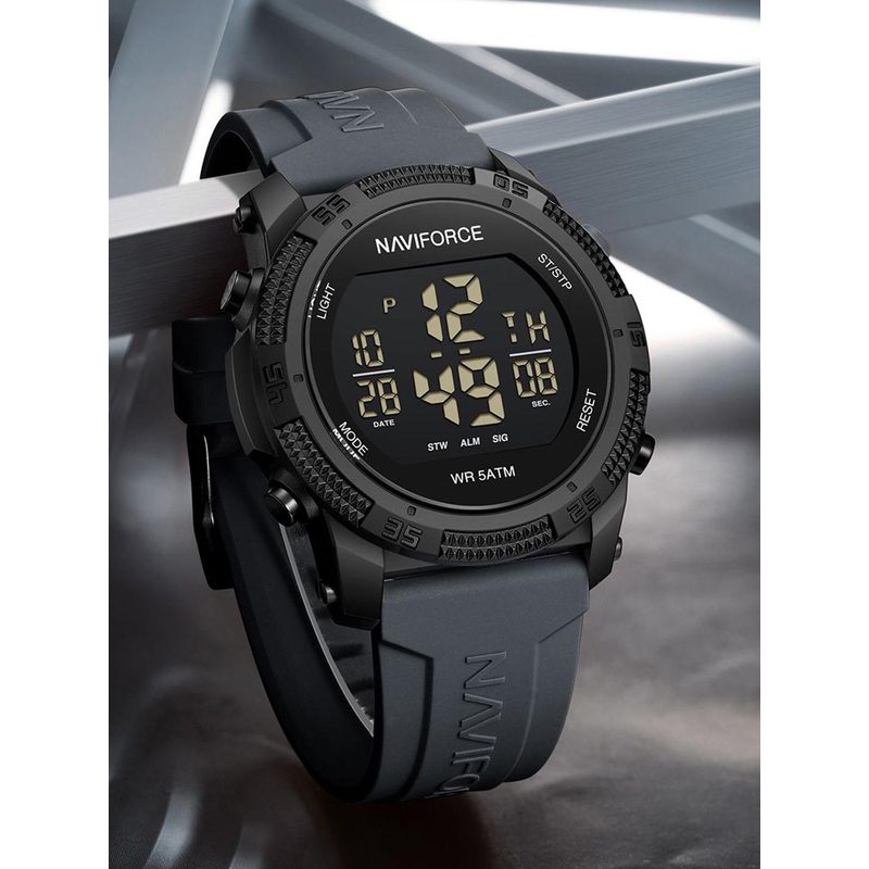 Naviforce Men Dial & Straps Digital Watch NF7104_B GY