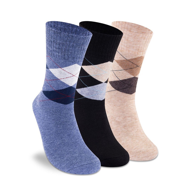 Supersox Men Pack Of 3 Winter Thermal Regular Length Socks