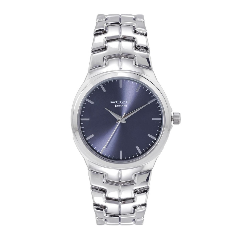 Sonata Poze Drop 4 Men Bracelet Style Straps Analogue Watch SP70051SM01W