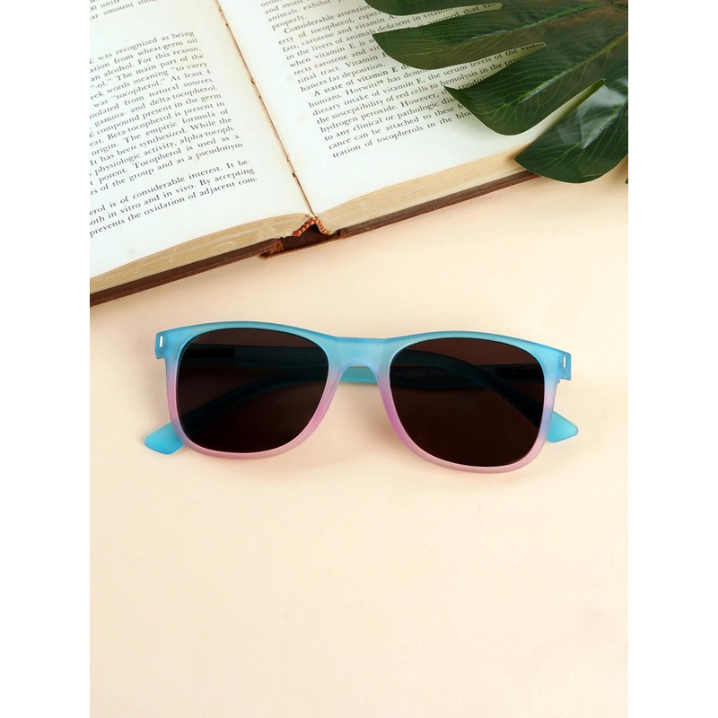 Woggles Unisex Full Rim Wayfarer Sunglasses with Polarized Lens WOWF-02-M08-1071-W