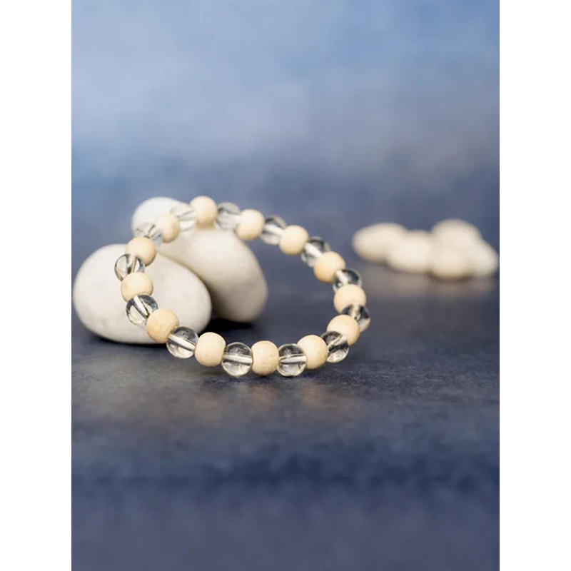 craftNyou Unisex Crystal with Tulsi Bracelet