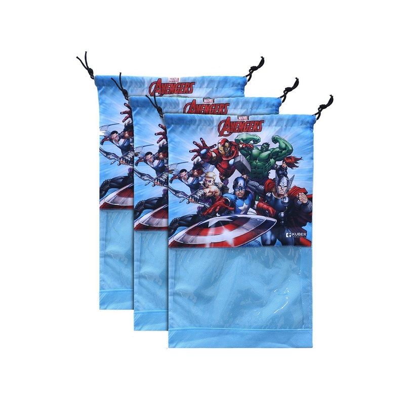 Kuber Industries Set Of 3 Blue Printed Shoe Accessories