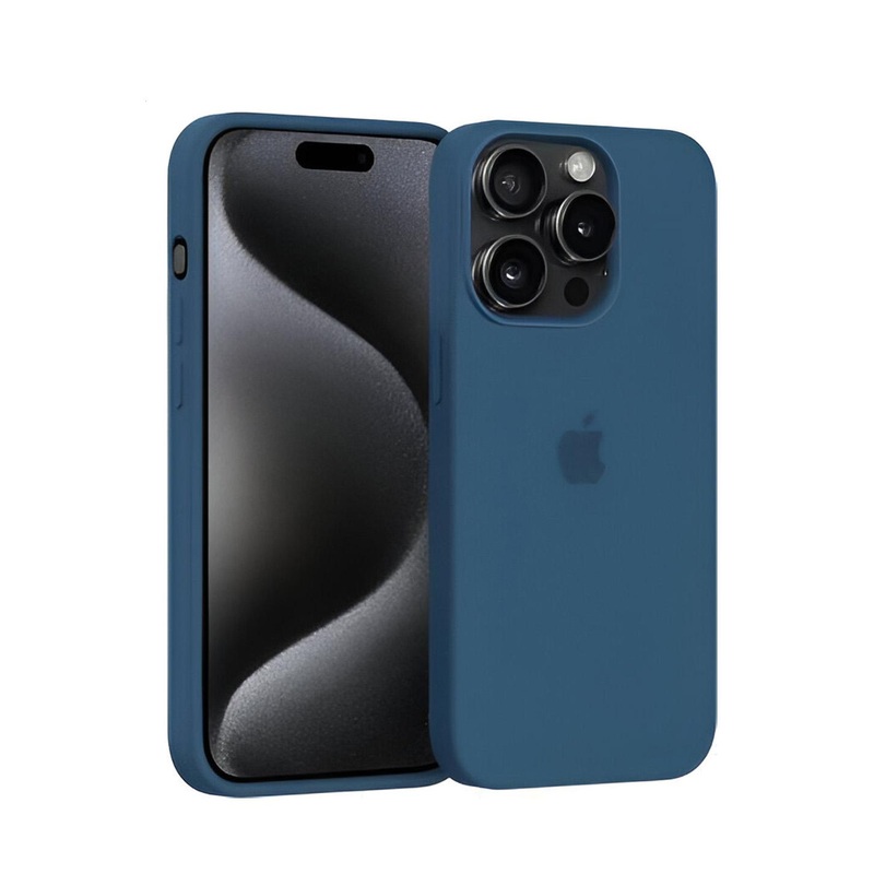 TREEMODA Solid Silicon iPhone 15 Pro Max Back Case Mobile Accessories