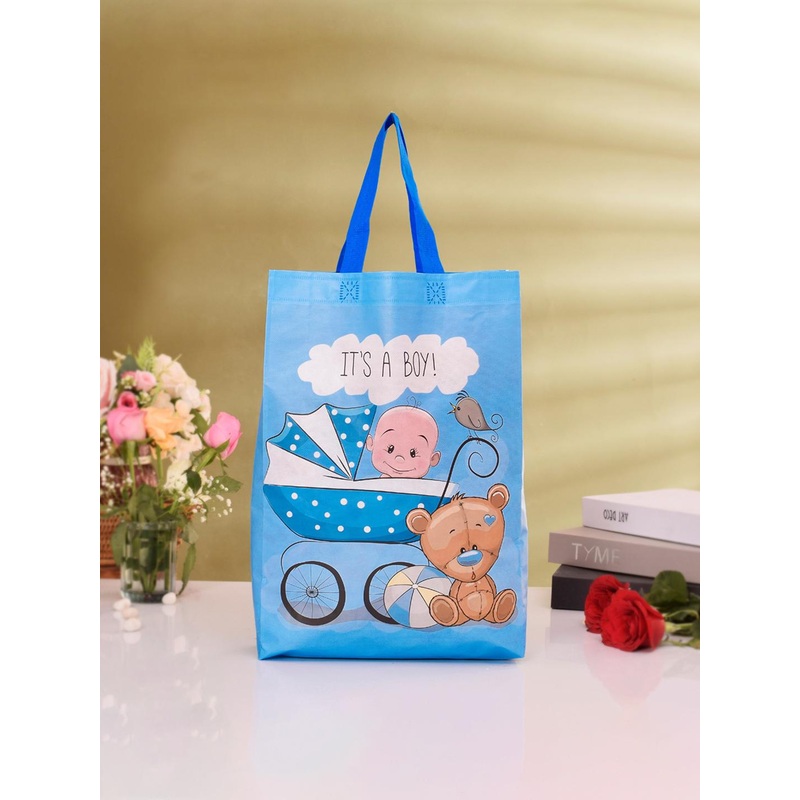 Kuber Industries Set Of 50 Printed Cotton Shopping Bags